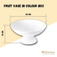 White Fruit Vase 9.5" inch X 4.5" inch |In Colour Box