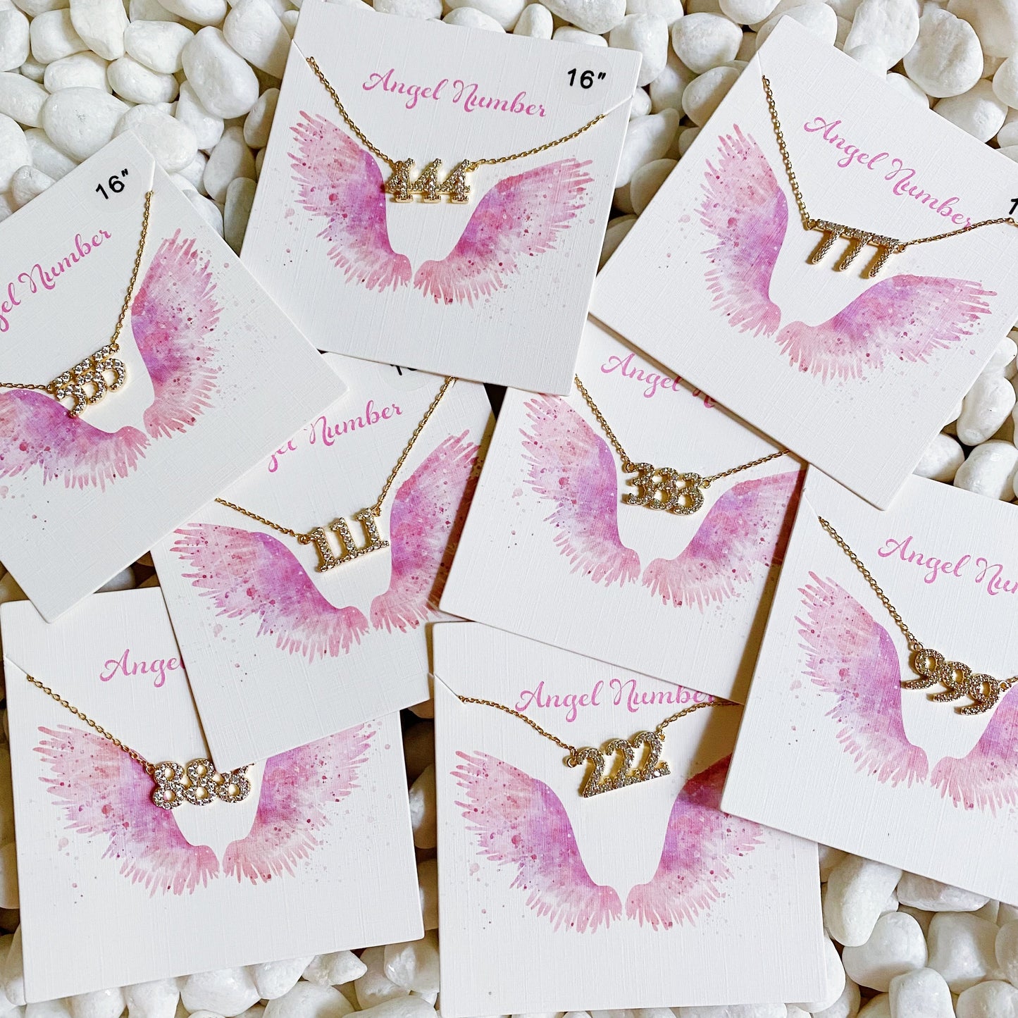 Dainty Angel Number Necklace