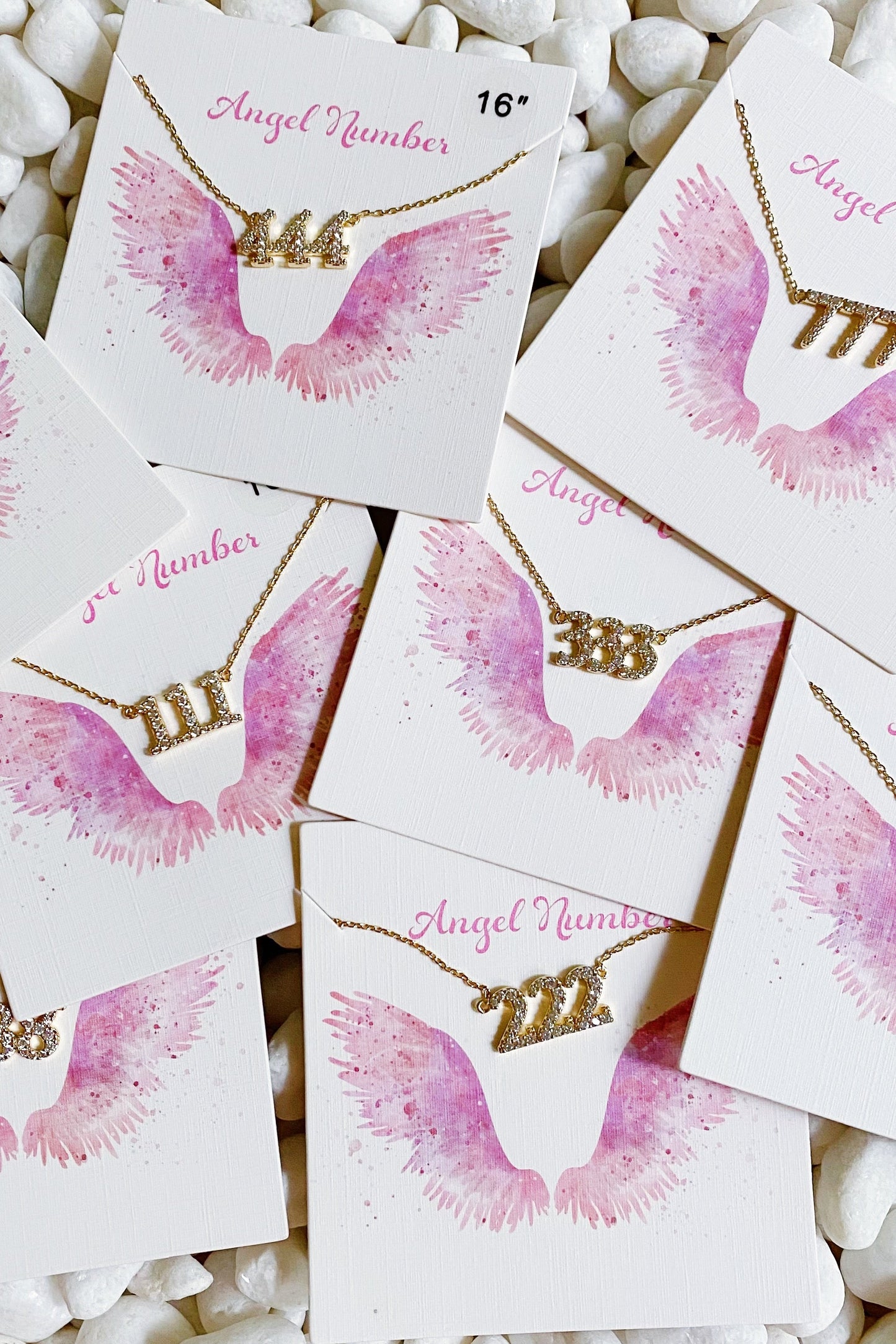 Dainty Angel Number Necklace