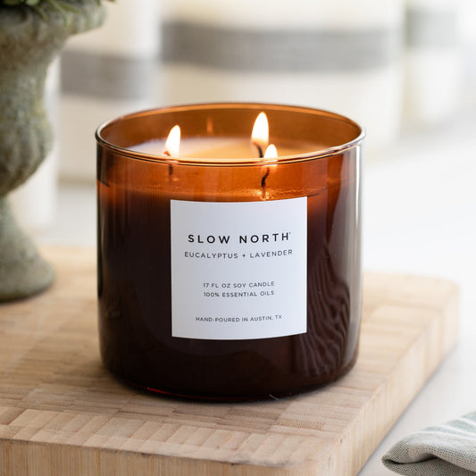 Eucalyptus + Lavender - Signature 3-Wick Candle