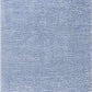 Faina Solid Aqua Shag Rug Washable