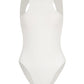 JUPITER Open-back Recycled One-piece Swimsuit in White
