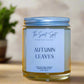 Autumn Leaves Candle