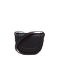 Leather Saddle Bag Black Crossbody Purse
