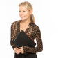 iPad Case Leather Clutch Bag Black Evening Purse