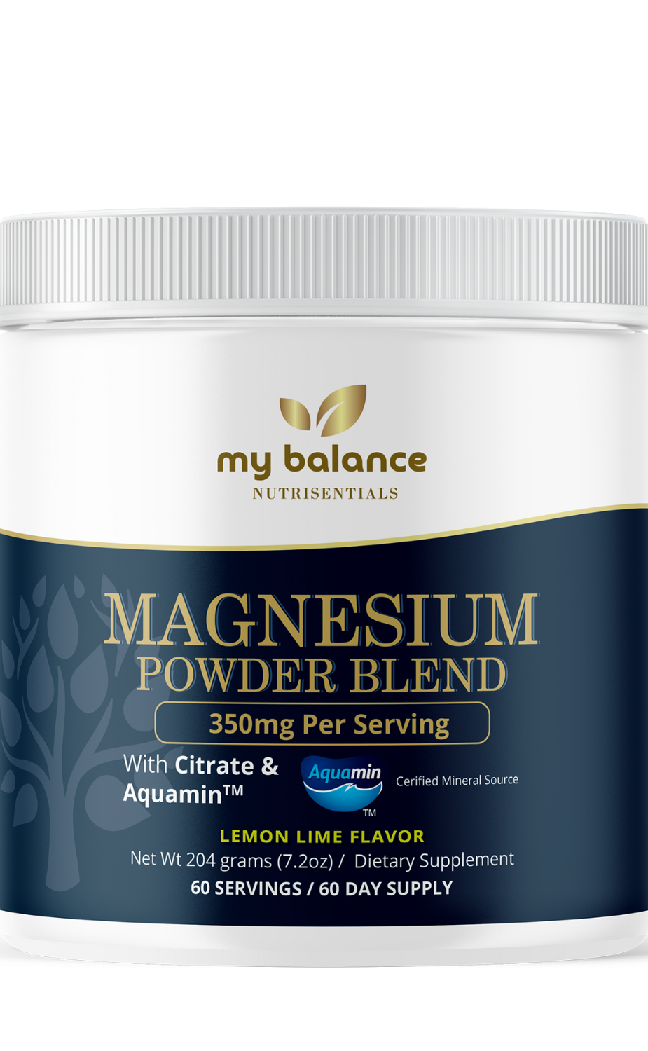 Magnesium Powder - Magnesium Citrate & Aquamin™
