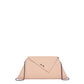 Leather Clutch Bag Nude Clutch Purse Beige Evening Bag Tan Women's Handbag