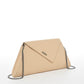 Leather Clutch Bag Nude Clutch Purse Beige Evening Bag Tan Women's Handbag