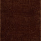 Heavenly Solid Brown Plush Rug - Clearance