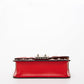 Studded Small Leather Crossbody Bag Red Purse