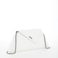 White Purse Leather Clutch Bag Crossbody Evening Purse Unique Women's Handbag
